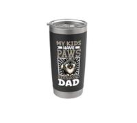 Papa Spitz Loup Gobelet isotherme en acier inoxydable double paroi