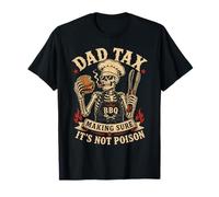 Papa Tax Making Sure It's Not Poison Funny BBQ Grilling Daddy T-Shirt
