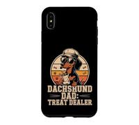 Papa Teckel Treat Dealer Motif Rétro Humour Chien Coque pour iPhone XS Max