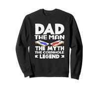 Papa The Man Myth Cornhole Legend Lover Sweatshirt