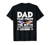 Papa The Man Myth Cornhole Legend Lover T-Shirt
