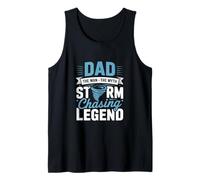 Papa The Storm Chasing Legend Météorologie Storm Chasing Débardeur