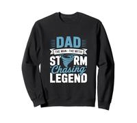 Papa The Storm Chasing Legend Météorologie Storm Chasing Sweatshirt