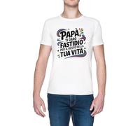 Papà Ti Darò Fastidio per Il Resto Della Tua Vita Blanc Homme T-Shirt White Men's Tee
