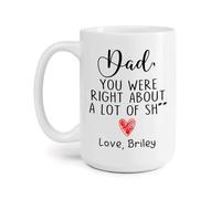 Papa, Tu Avais Raison À Propos De Tasse À Café Céramique Tasse À Thé Drôle Mug Cadeau Mignon Pour Pâques Noël Bureau 330Ml