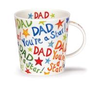 Papa TU ES une étoile - - Bol en porcelaine anglaise par Dunoon - British fabriquée au Royaume-Uni