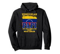 Papa vénézuélien Drapeau Venezuela Fierté drôle Fête des Pères Sweat à Capuche