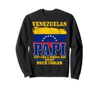 Papa vénézuélien Drapeau Venezuela Fierté drôle Fête des Pères Sweatshirt