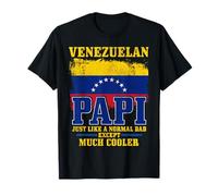 Papa vénézuélien Drapeau Venezuela Fierté drôle Fête des Pères T-Shirt