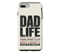 Papa Vie père Citation Fille Papa Parenting Humour Famille Coque pour iPhone 7 Plus/8 Plus