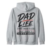 Papa Vie père Humour Fille Papa drôle Parent Sweat à Capuche
