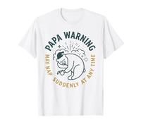 Papa Warning May Nap Suddenly, Illustration d'un Ours drôle T-Shirt