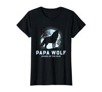 Papa Wolf Graphique Pleine Lune Leader of The Pack T-Shirt Graphique avec Valeur