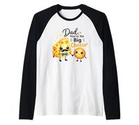 Papa You're The Big Cheese Funny Father Pun Manche Raglan