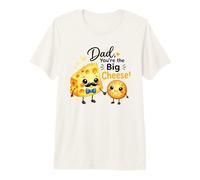 Papa You're The Big Cheese Funny Father Pun T-Shirt Haut de Gamme