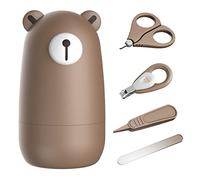 Set de Coupe-Ongles pour bébé avec étui Mignon, Set de Limes à Ongles pour la manucure et la pédicure des Nouveau-nés, Cadeau pour la Nouvelle Maman