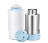 Papablic Chauffe-biberon portable de voyage pour bébé avec grande capacité, 530 ml