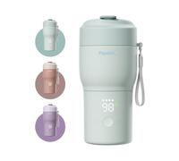 Papablic Chauffe-biberon portable pour Travel Pro - Chauffage rapide, stérilisateur intégré, charge rapide de 30 W, contrôle 5 températures, large ouverture facile à nettoyer, chauffe-lait pour lait