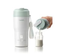 Papablic Chauffe-bouteille portable pour la maison et les voyages - Chauffage rapide de 85 W, 4 réglages de température, 6 flux par charge, ouverture de 7,6 cm de large, compatible avec porte-gobelet