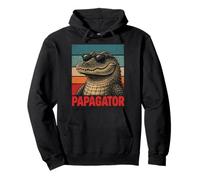 Papagator Fête des Pères Meilleur Papa Alligator Sweat à Capuche