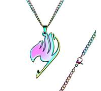 papapanda Collier pour Fairy Tail Anime Alliage Argent