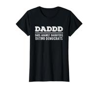 Papas drôles de Papas Contre des Filles datant des démocrates T-Shirt Graphique avec Valeur
