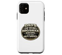 Papas Top Secret Recette de Sauce Barbecue Funny Grill Dad Coque pour iPhone 11
