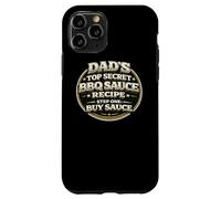 Papas Top Secret Recette de Sauce Barbecue Funny Grill Dad Coque pour iPhone 11 Pro