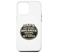 Papas Top Secret Recette de Sauce Barbecue Funny Grill Dad Coque pour iPhone 12 Pro Max