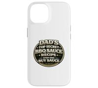 Papas Top Secret Recette de Sauce Barbecue Funny Grill Dad Coque pour iPhone 14