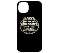Papas Top Secret Recette de Sauce Barbecue Funny Grill Dad Coque pour iPhone 14 Plus