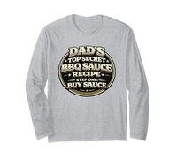 Papas Top Secret Recette de Sauce Barbecue Funny Grill Dad Manche Longue