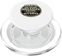Papas Top Secret Recette de Sauce Barbecue Funny Grill Dad PopSockets PopGrip pour MagSafe