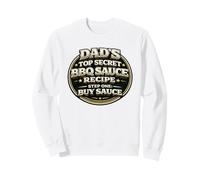 Papas Top Secret Recette de Sauce Barbecue Funny Grill Dad Sweatshirt