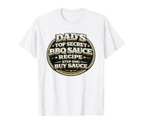 Papas Top Secret Recette de Sauce Barbecue Funny Grill Dad T-Shirt