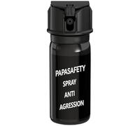 papasafety Spray Anti Agression de Poche Gel 40 ML, Spray de marquage dissuasif dans Poche ou Sac à Main avec UV 1018