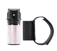 papasafety Spray de défense Personnel 40 ML - Dispositif de sécurité légal avec Jet Longue portée, Trace UV Invisible, Sangle de Poignet, idéal pour Femmes et déplacements urbains