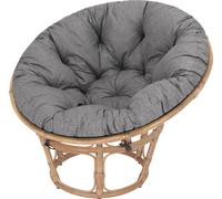 Papasan coussin Soa - Ø114 cm, 8 cm d'épaisseur - vert, résistant aux intempéries, OEKO-TEX, coussin rond pour Jordrup & fauteuil suspendu | Pillowprim