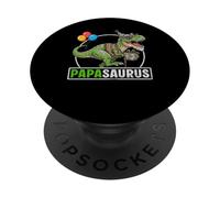 Papasaurus T-Rex Dinosaure pour Grand-père Saurus PopSockets PopGrip Adhésif