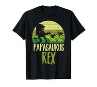 Papasaurus Trex Funny Fathers Day Dinosaur Dad Daddy Men T-Shirt
