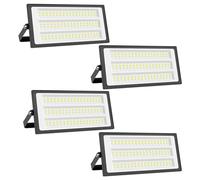 papasbox 100W Projecteur LED Extérieur - 4PACK 10000LM Lumineux Spot LED Extérieur avec Transformateur, Projecteur Exterieur Blanc Froid 6500k, IP66 Étanche Eclairage Exterieur pour Garage, Stade