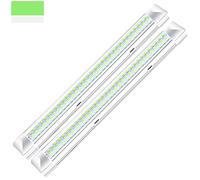 papasbox 2 PCS 108 LEDs Barre Lumineuse LED, 12-24V LED Éclairage intérieur de Voiture, 9W Barre LED avec Interrupteur ON/OFF pour Camping Car/Cabinet/Voiture/Camion/Cuisine/Plafonnier