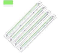 papasbox 4 PCS 108 LEDs Barre Lumineuse LED, 12-24V LED Éclairage intérieur de Voiture, 9W Barre LED avec Interrupteur ON/OFF pour Camping Car/Cabinet/Voiture/Camion/Cuisine/Plafonnier