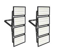 papasbox 400W Projecteur LED Extérieur - 2PACK 40000LM Lumineux Spot LED Extérieur, Projecteur Exterieur Blanc Froid 6500k, IP66 Étanche Eclairage Exterieur pour Garage, Stade, Usines