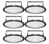 papasbox UFO High Bay Light，6 * 500W LED UFO 6000K-6500K Projecteur LED d'éclairage 120° LED Projecteur Exterieur Interieur industrielle Spot Lamp pour Garage Atelier Gymnase