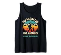 Papasquatch comme Un Grand-père, Juste Un Papa Bien Plus accroupi et drôle Débardeur