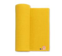 PAPATE - Maxi Lange pour bébé en Coton Bio - 1m x 1m, Multi-Usage, Doux et Écologique, Certifié Bio (Honey)