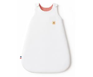 PAPATE Sac de couchage 'Organic Cotton Mid Season Sleeping Bag' blanc, Taille 90