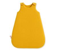 PAPATE Sac de couchage 'Organic Cotton Winter Sleeping Bag' miel, Taille 68-86