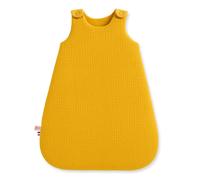 PAPATE Sac de couchage 'Organic Cotton Winter Sleeping Bag' miel, Taille 90
